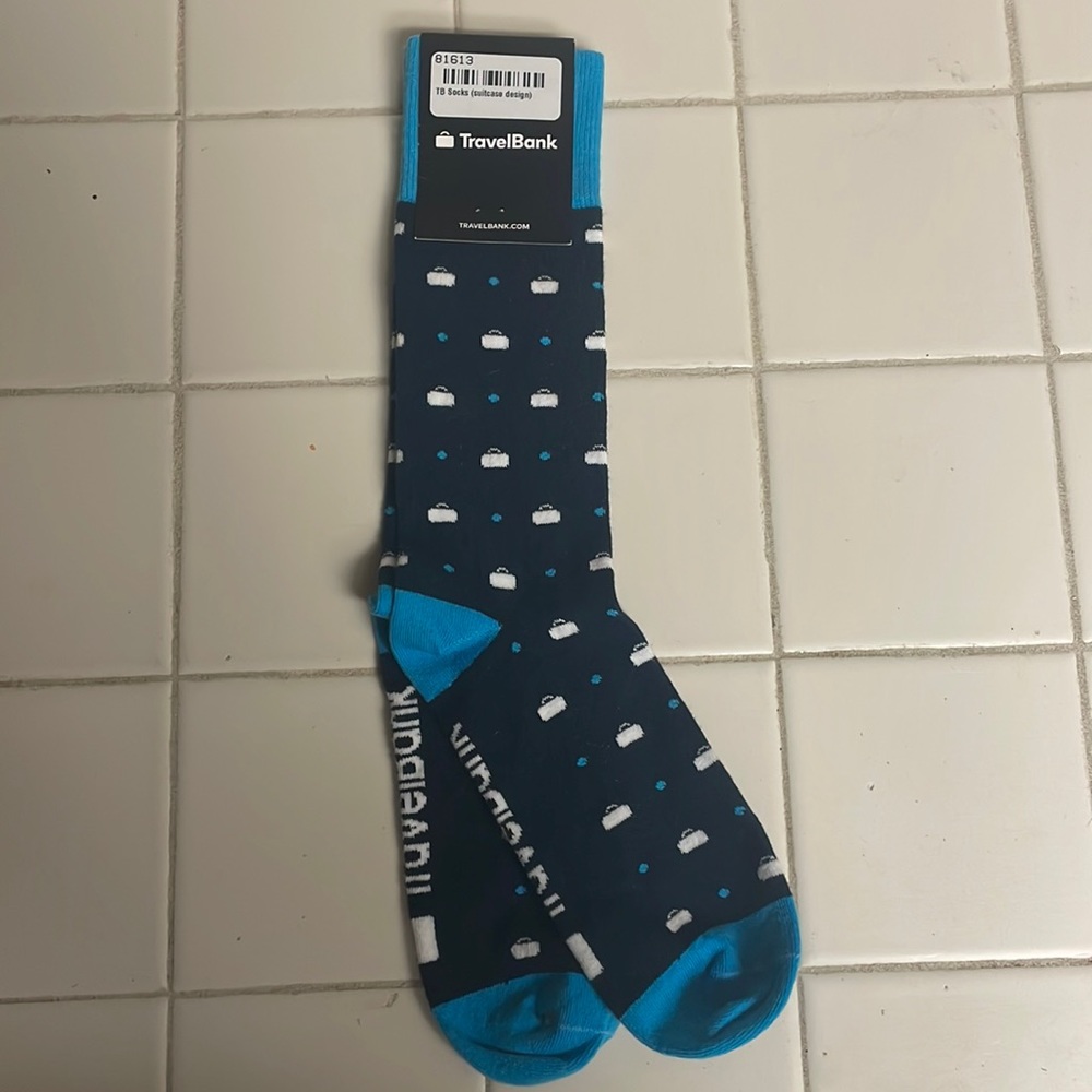 SOCK CLUB TRAVEL BANK SUITCASE SOCKS